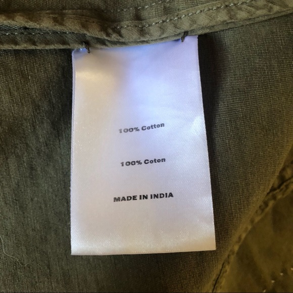 Cinq a Sept Green Military Embroidered Jacket Top. EUC! - Picture 10 of 12